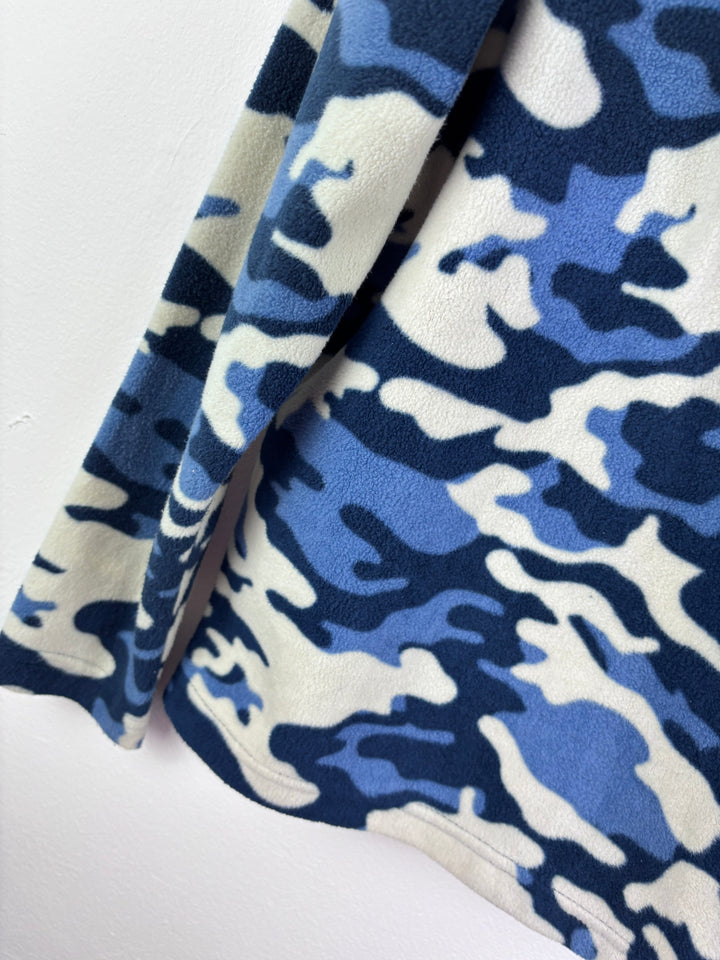 Mountain Warehouse Blue Camo Fleece-Fleeces-Second Snuggle Preloved