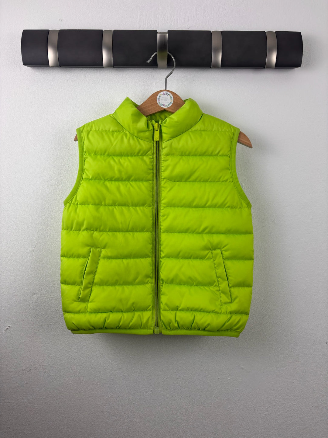 Mayoral Lime Green Padded Gilet 24 Months-Gilets-Second Snuggle Preloved