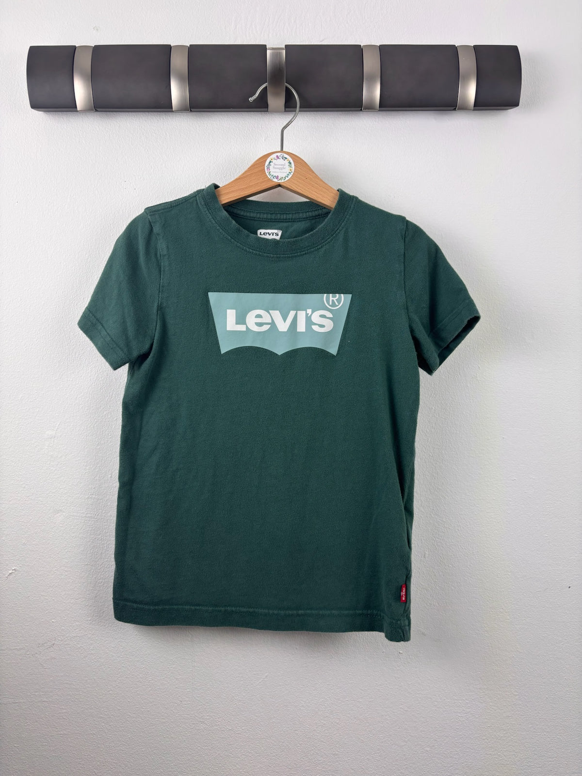 Levi’s Green Logo T-Shirt 4-5 Years-Tops-Second Snuggle Preloved