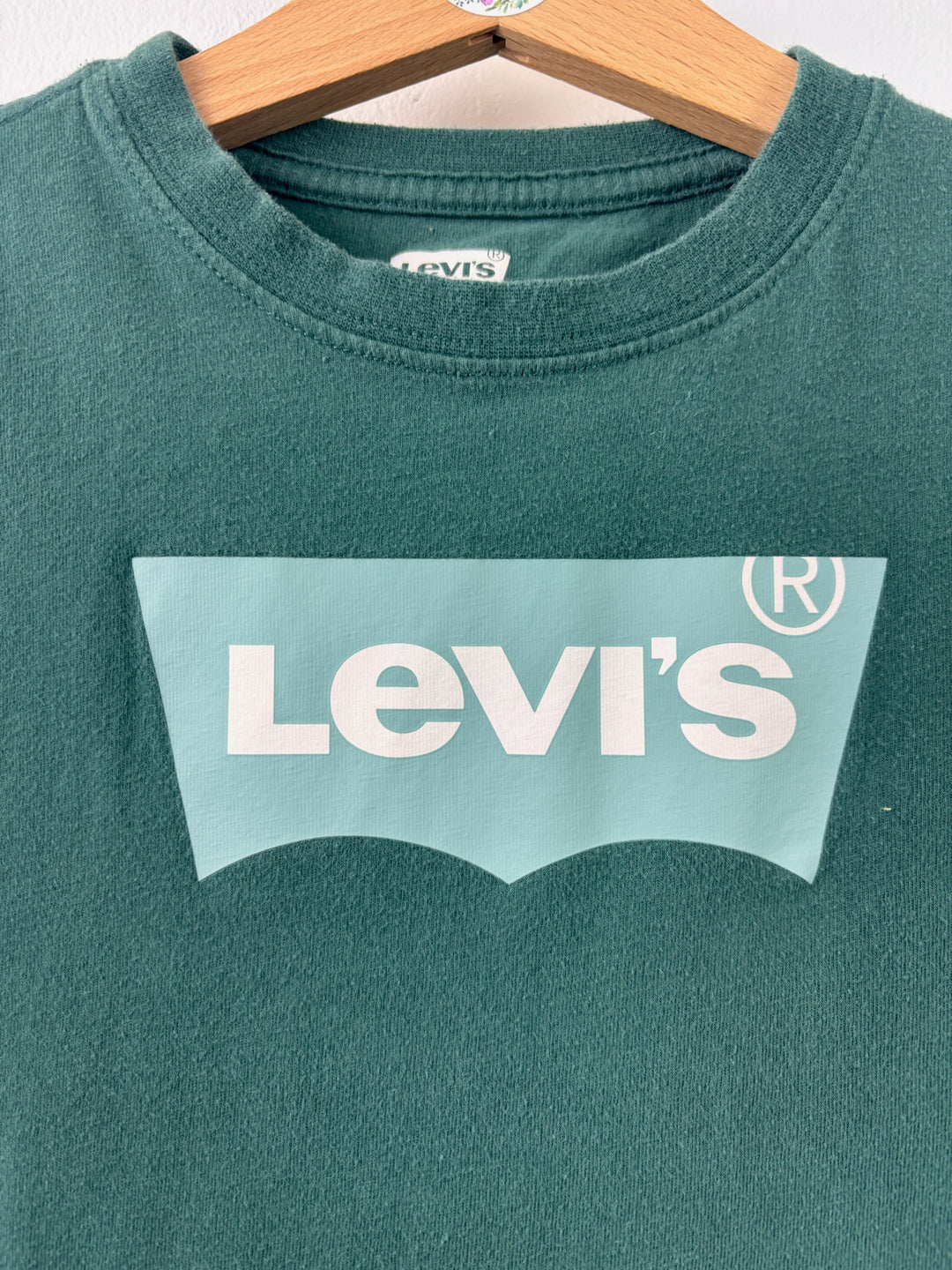 Levi’s Green Logo T-Shirt 4-5 Years-Tops-Second Snuggle Preloved