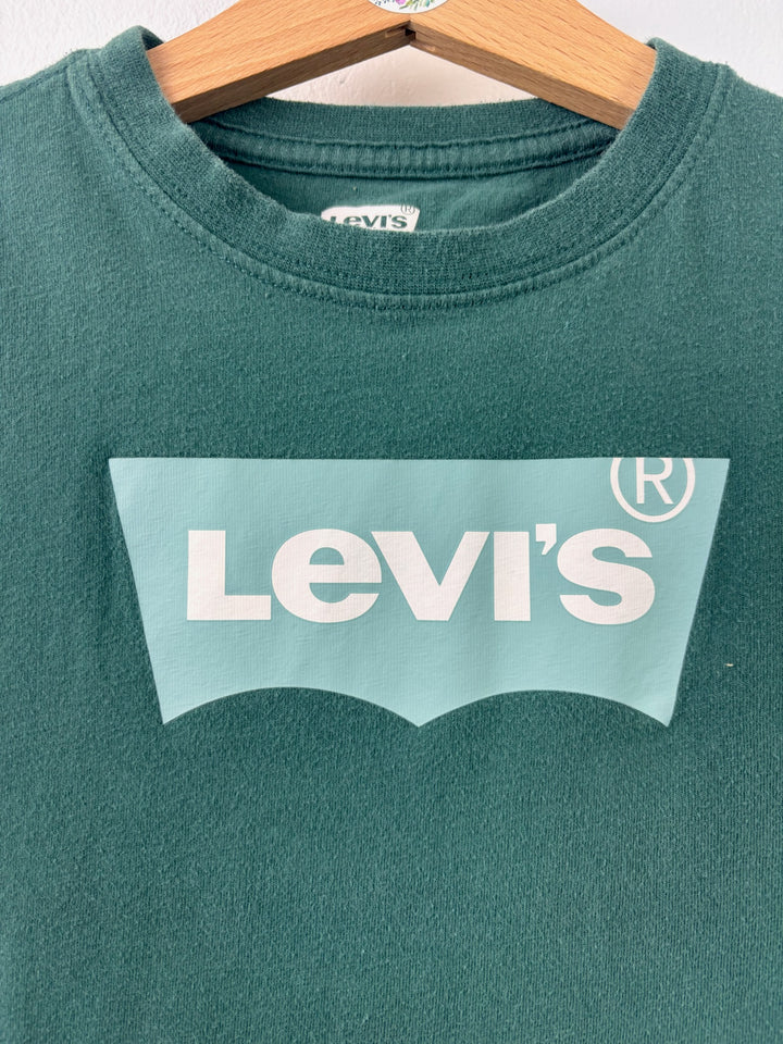 Levi’s Green Logo T-Shirt 4-5 Years-Tops-Second Snuggle Preloved