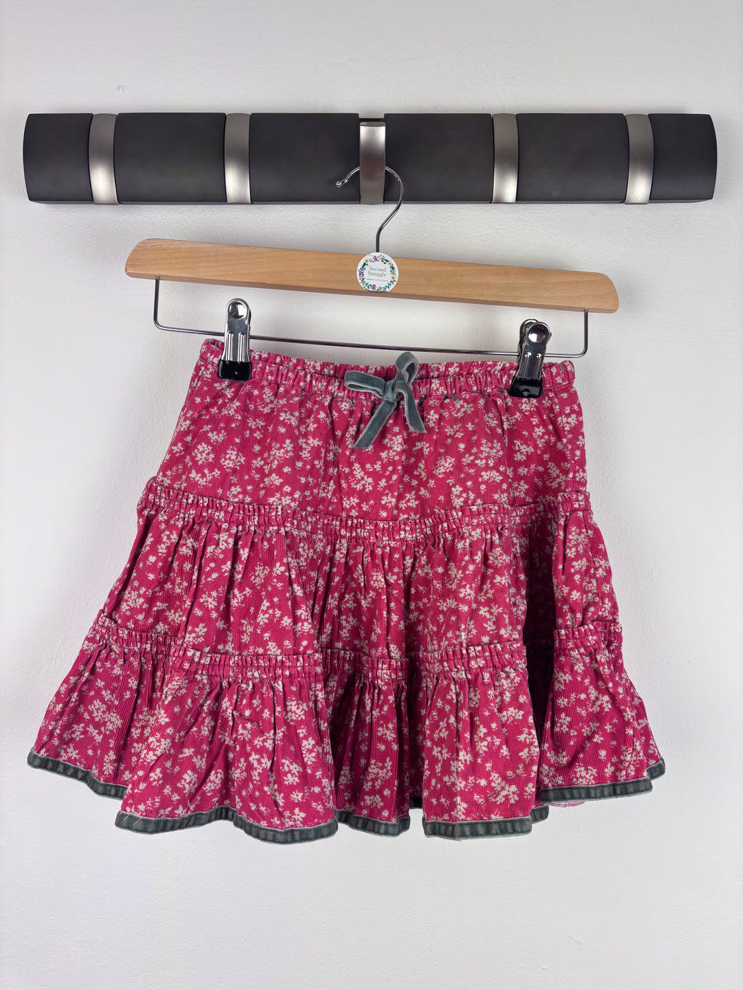 Mini Boden Pink Floral Skirt 2-3 Years