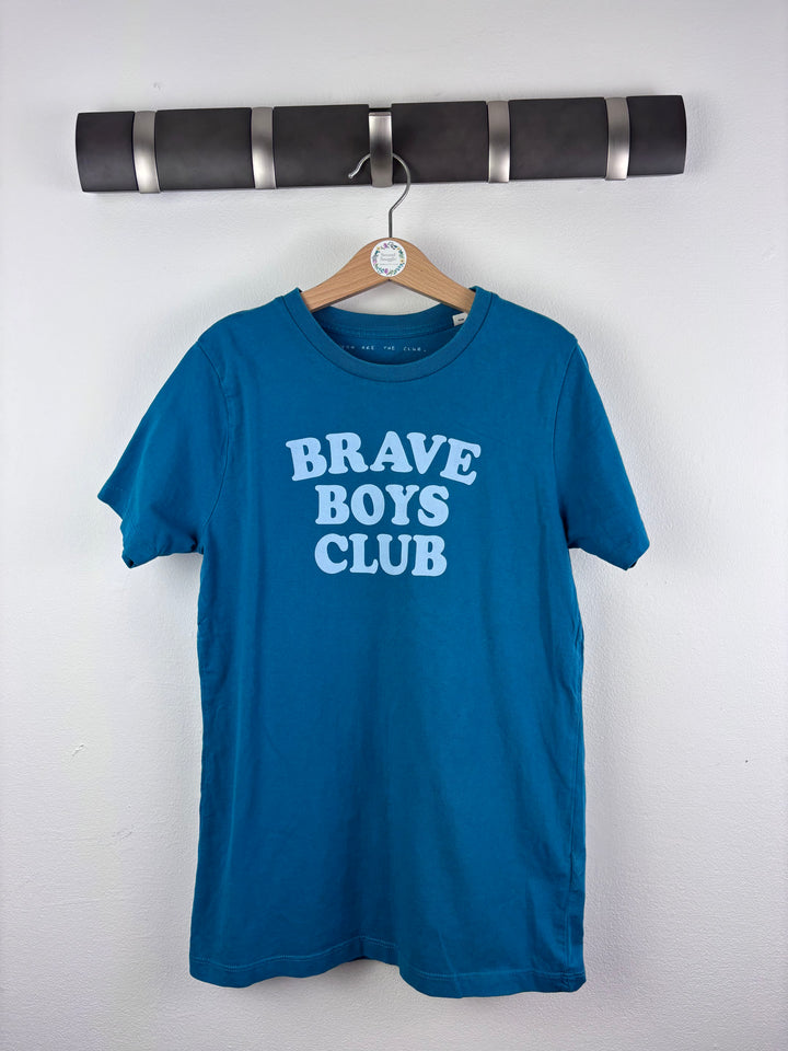 Stanley Blue Slogan T-Shirt 9-10 Years-Tops-Second Snuggle Preloved