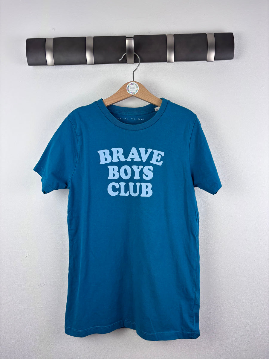 Stanley Blue Slogan T-Shirt 9-10 Years-Tops-Second Snuggle Preloved