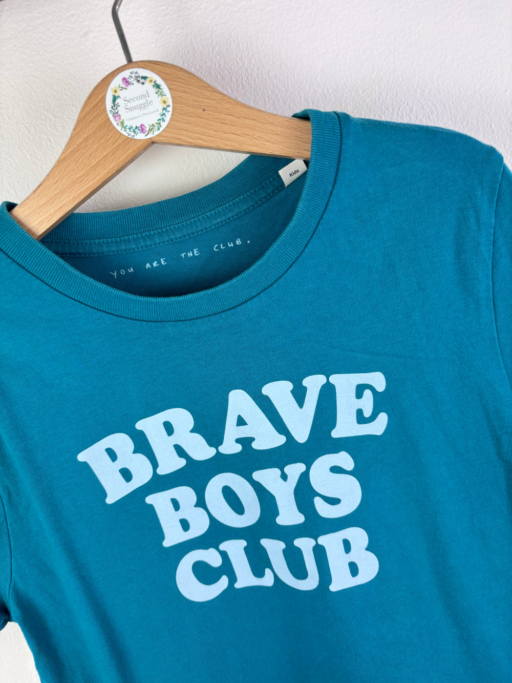 Stanley Blue Slogan T-Shirt 9-10 Years-Tops-Second Snuggle Preloved