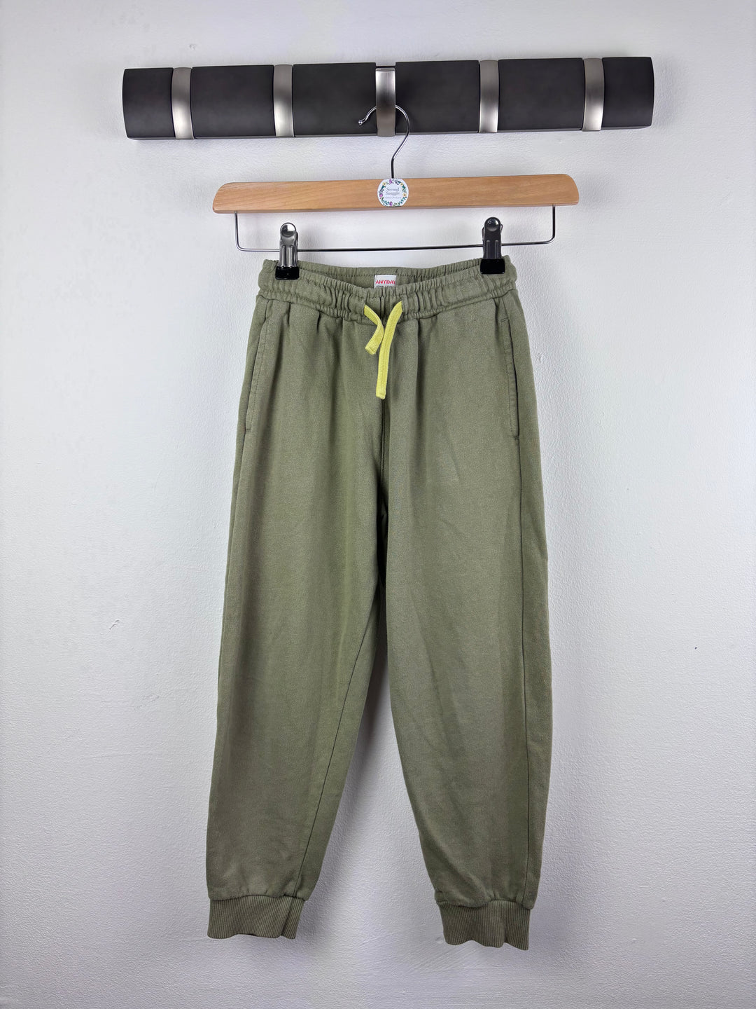 John Lewis Green Joggers Drawstring 6 Years-Trousers-Second Snuggle Preloved