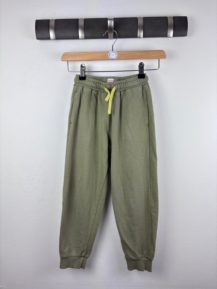 John Lewis Green Joggers Drawstring 6 Years-Trousers-Second Snuggle Preloved