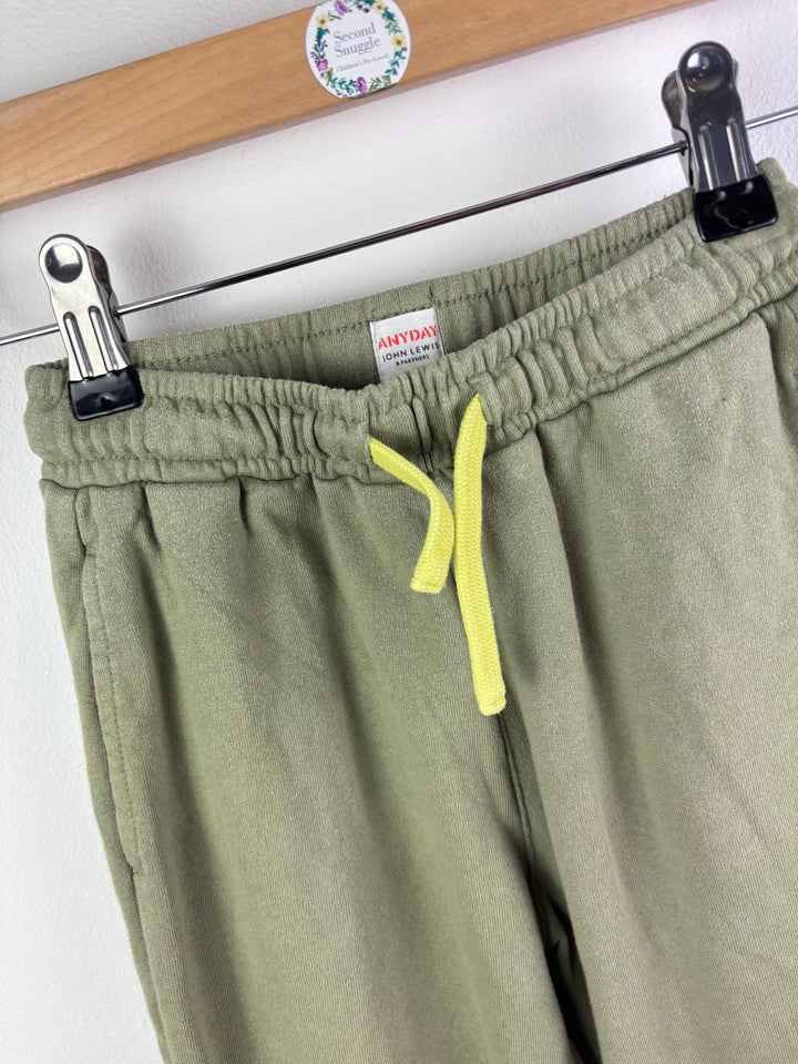 John Lewis Green Joggers Drawstring 6 Years-Trousers-Second Snuggle Preloved