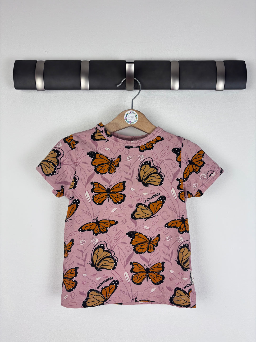 Meydey Butterfly Print T Shirt 2-3 Years-Tops-Second Snuggle Preloved
