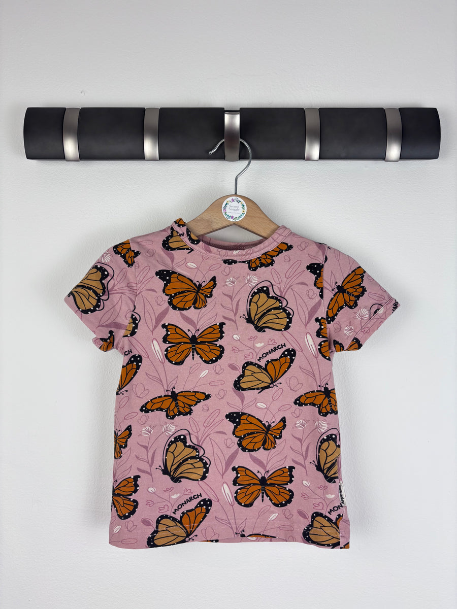 Meydey Butterfly Print T Shirt 2-3 Years-Tops-Second Snuggle Preloved