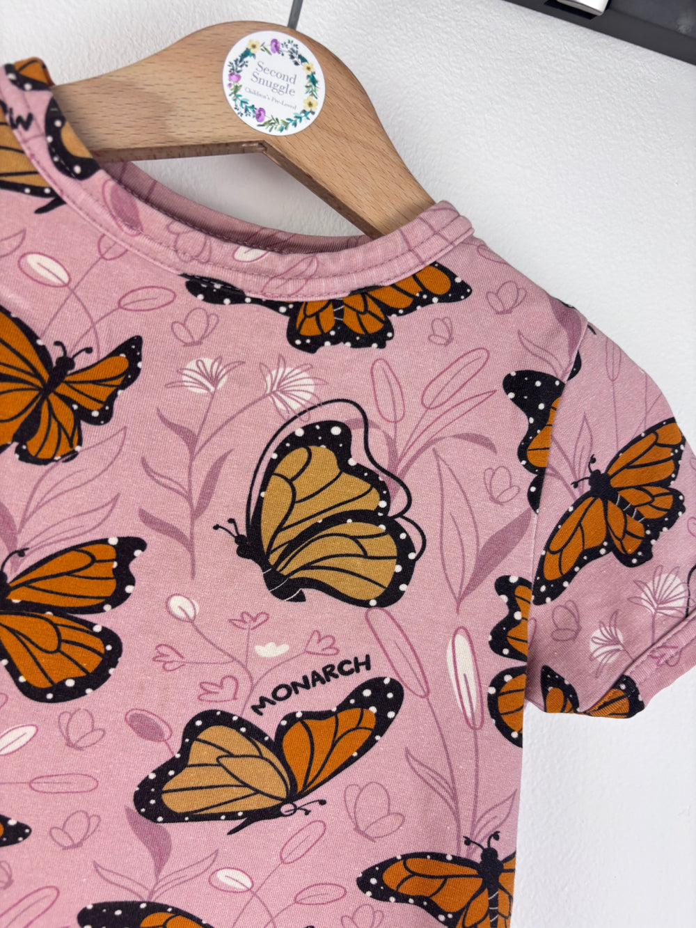 Meydey Butterfly Print T Shirt 2-3 Years-Tops-Second Snuggle Preloved
