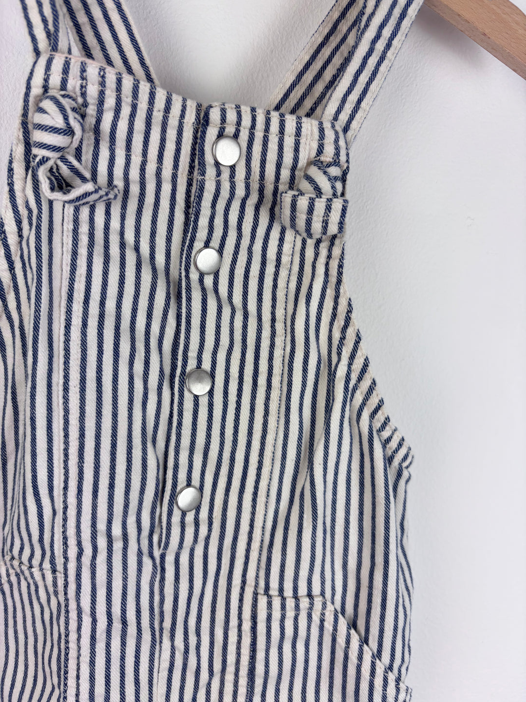 Zara Striped Dungaree Romper 2-3 Years