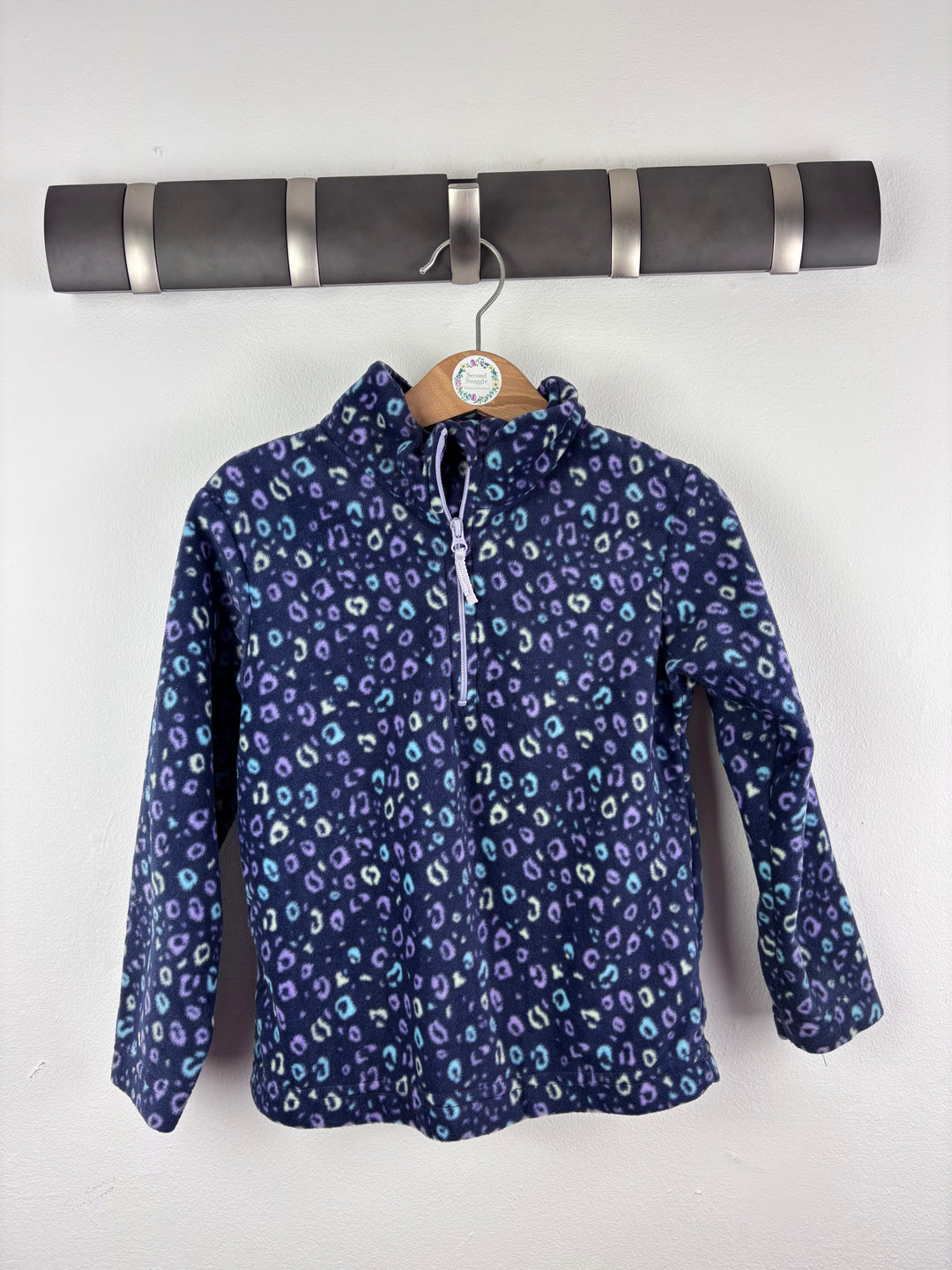 Mountain Warehouse Purple Leopard Fleece 3-4 Years