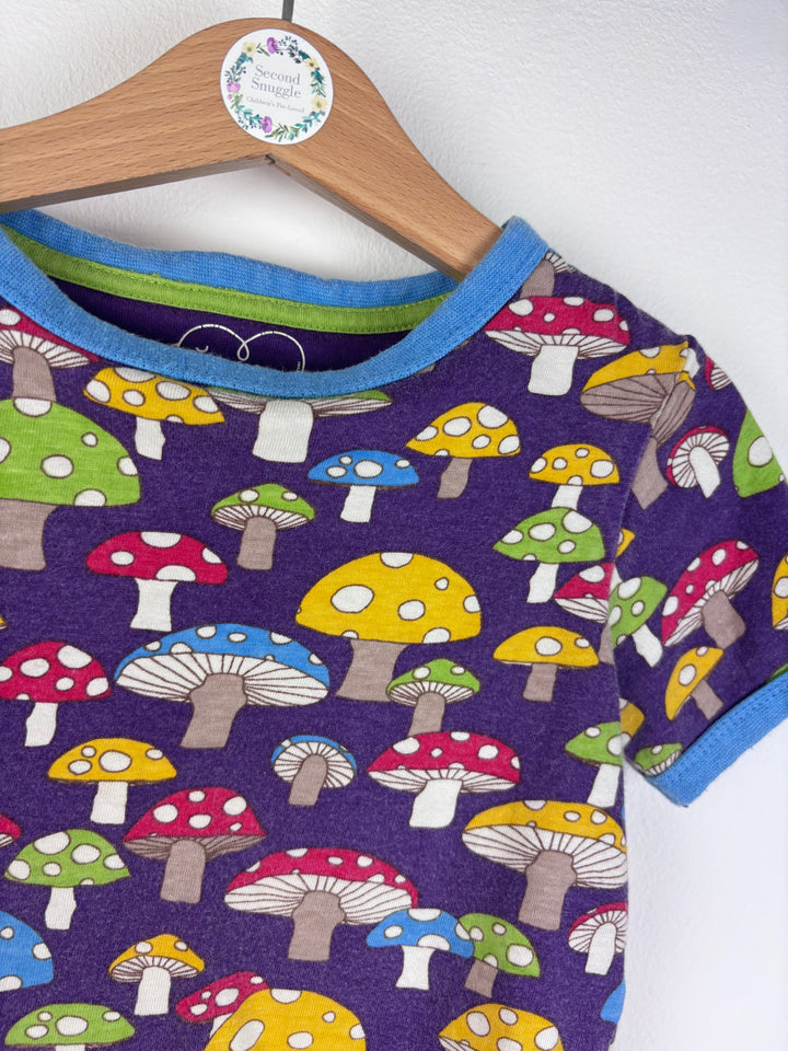 Little Bird Mushroom Print T Shirt 2-3 Years-Tops-Second Snuggle Preloved