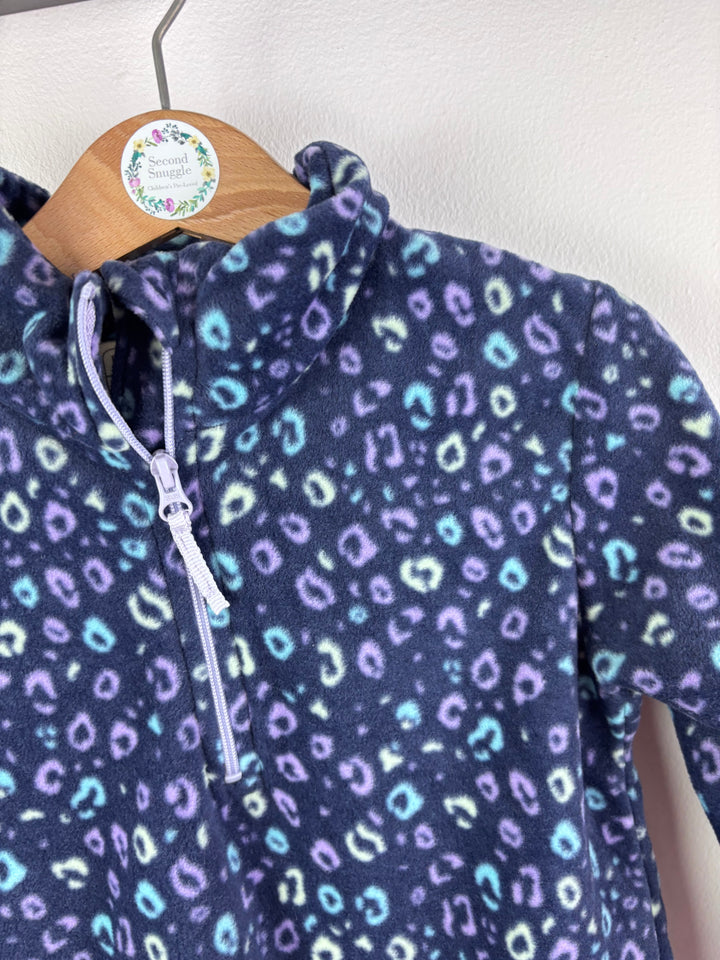 Mountain Warehouse Purple Leopard Fleece 3-4 Years