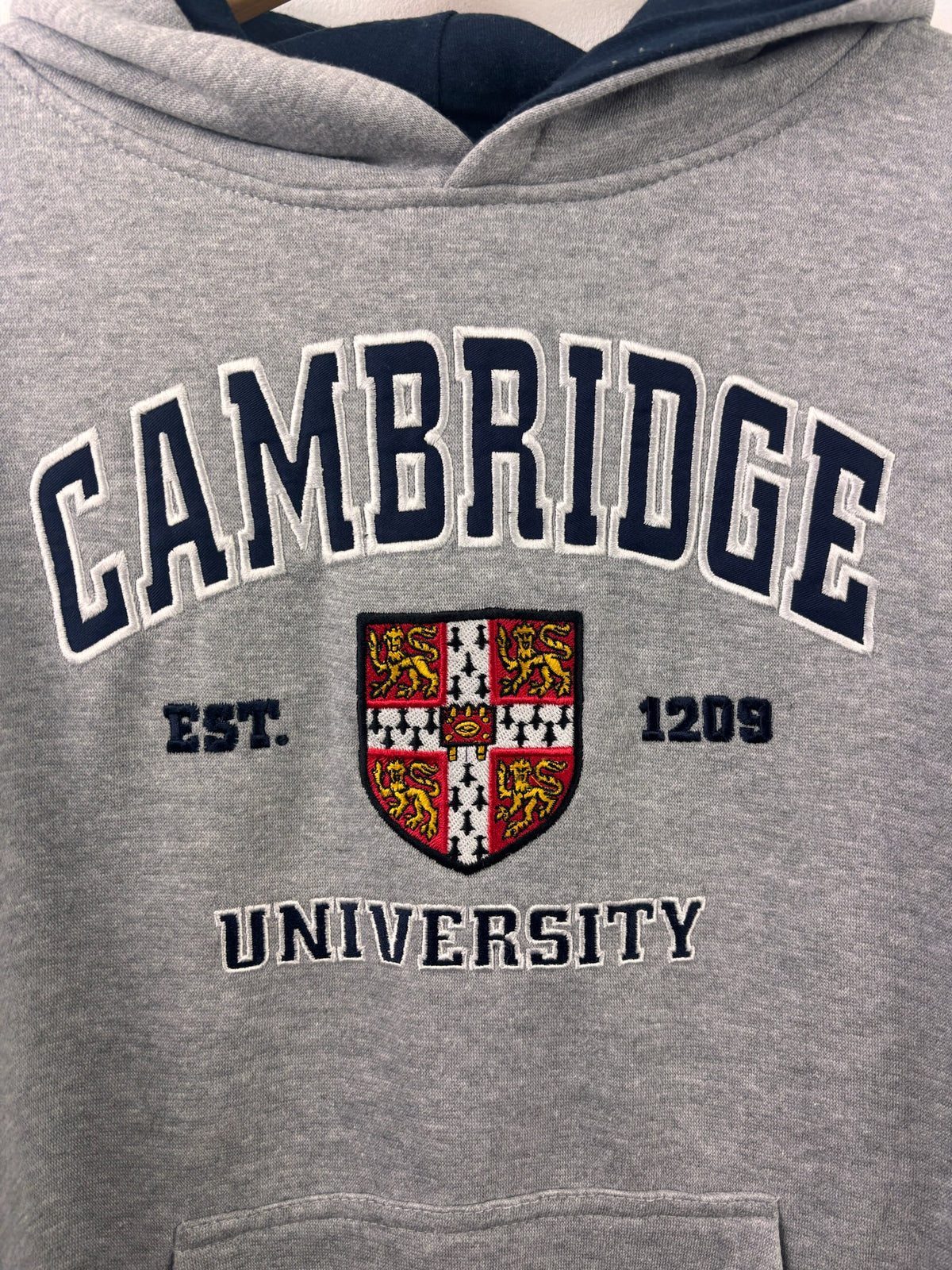 University of Cambridge Grey Hoodie 12-13 Years-Hoodies-Second Snuggle Preloved
