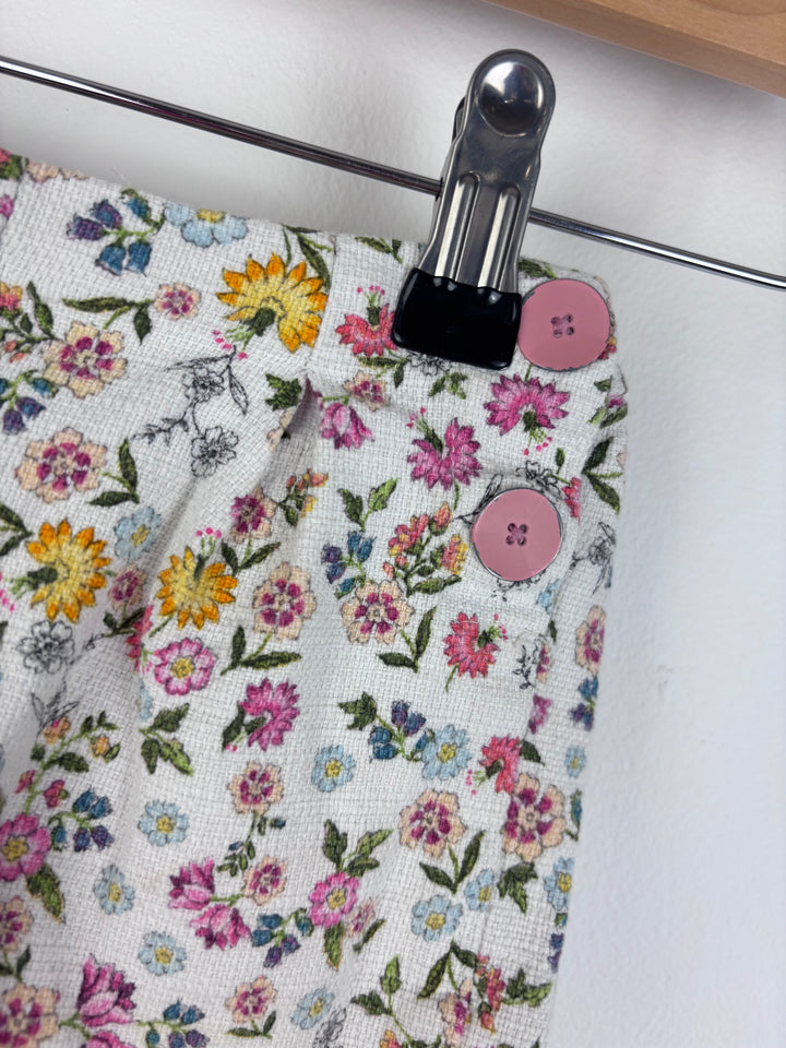 Zara Floral Shorts 2-3 Years