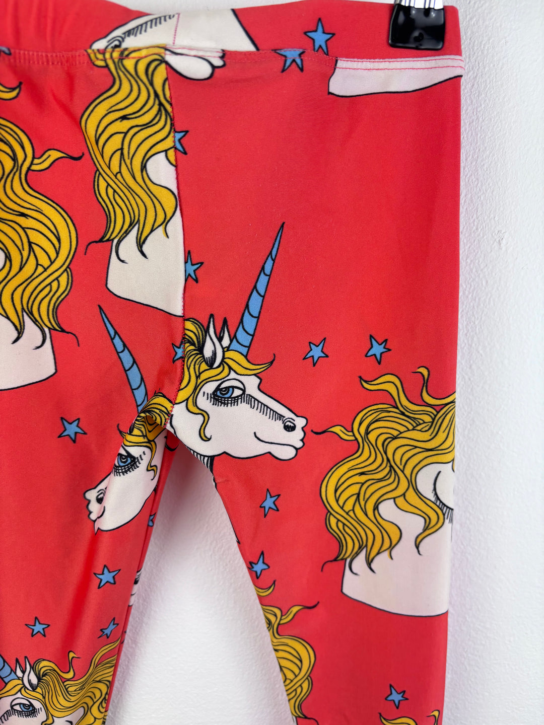 Mini Rodini Pink Unicorn Leggings 12-18 Months
