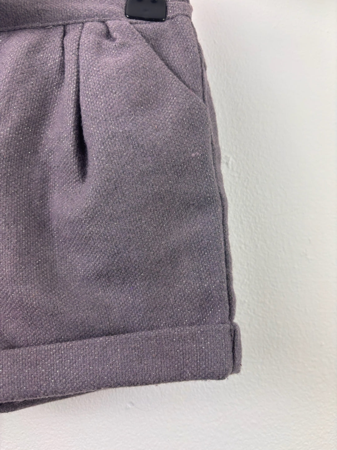 Tape à l’Oeil Grey Bow Waist Shorts 23 Months-Shorts-Second Snuggle Preloved