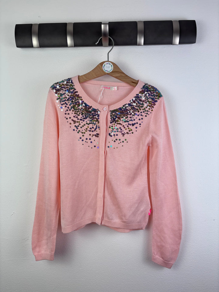 Billieblush Pink Sequin Shoulder Cardigan 5-6 Years