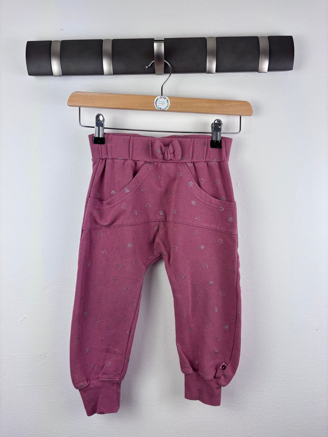 Smafolk Pink Star Print Joggers 3-4 Years