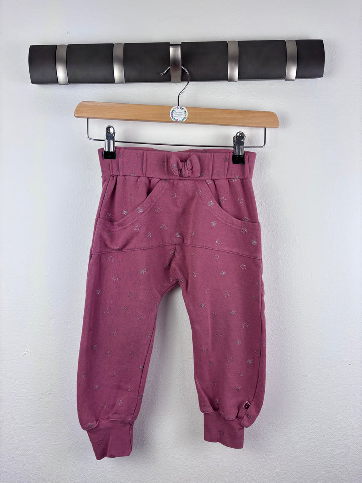 Smafolk Pink Star Print Joggers 3-4 Years