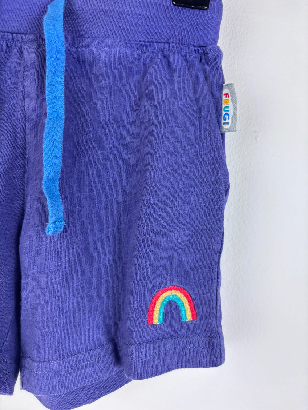 Frugi Rainbow Shorts 2-3 Years-Shorts-Second Snuggle Preloved