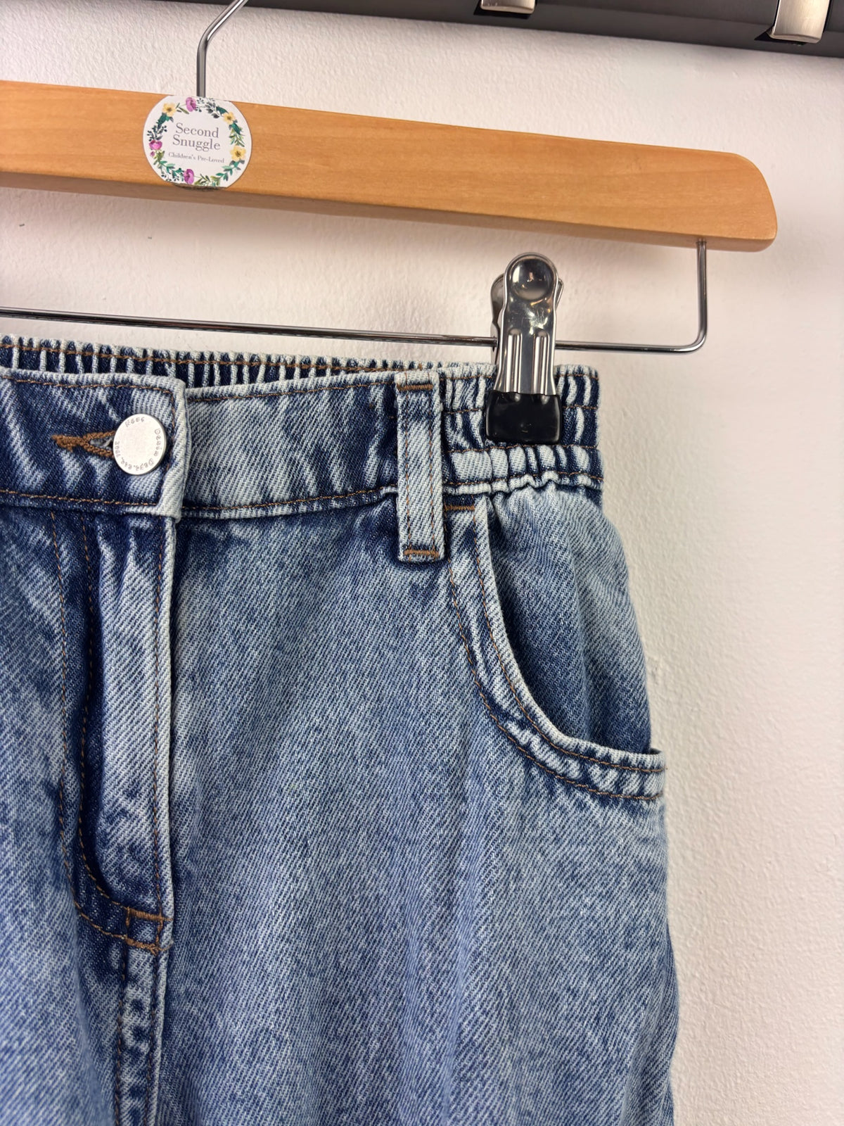 Next Blue Relaxed Fit Jeans 5 Years-Trousers-Second Snuggle Preloved