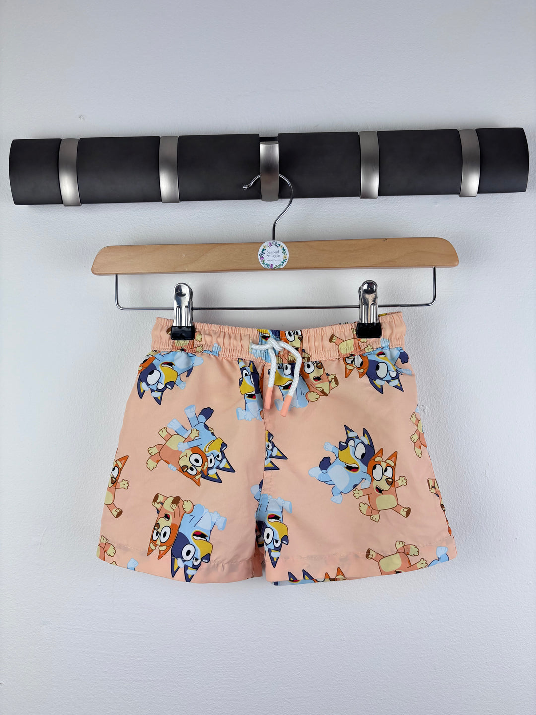 Zara Peach Bluey Swim Shorts 3-4 Years