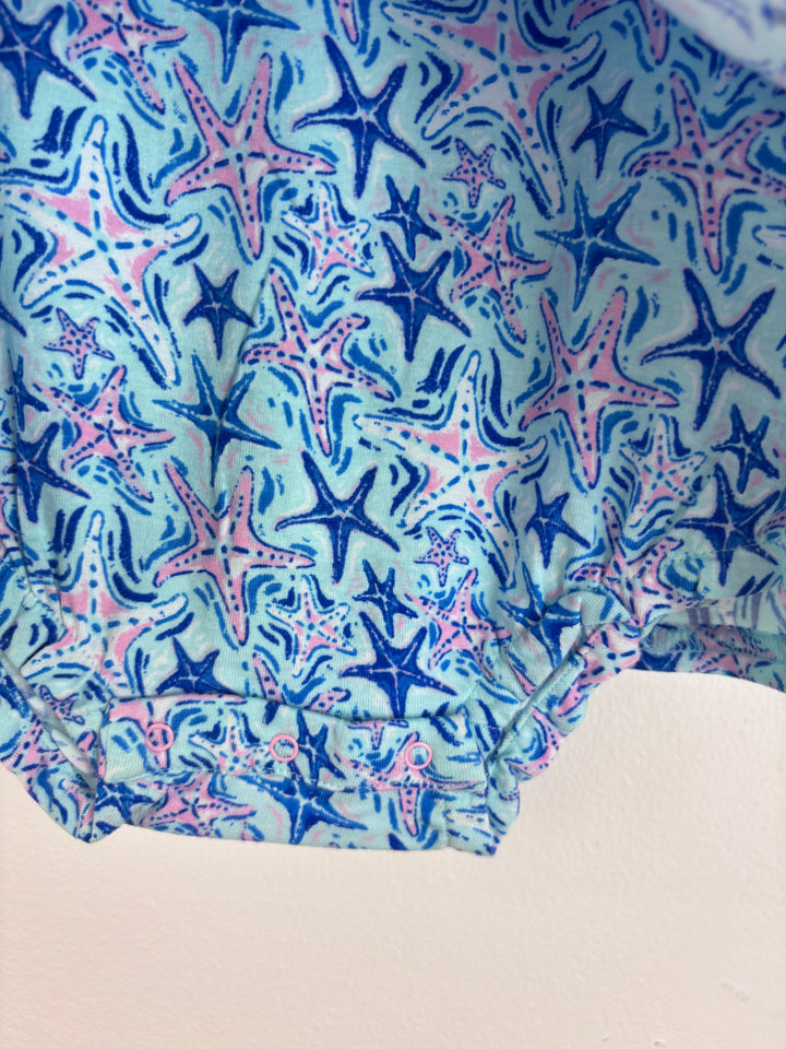 Hatley Starfish Romper 6-9 Months-Dresses-Second Snuggle Preloved