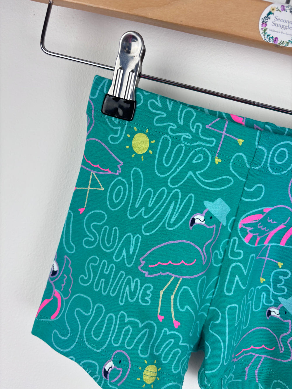 M&S Flamingo Swim Shorts 2-3 Years-Shorts-Second Snuggle Preloved