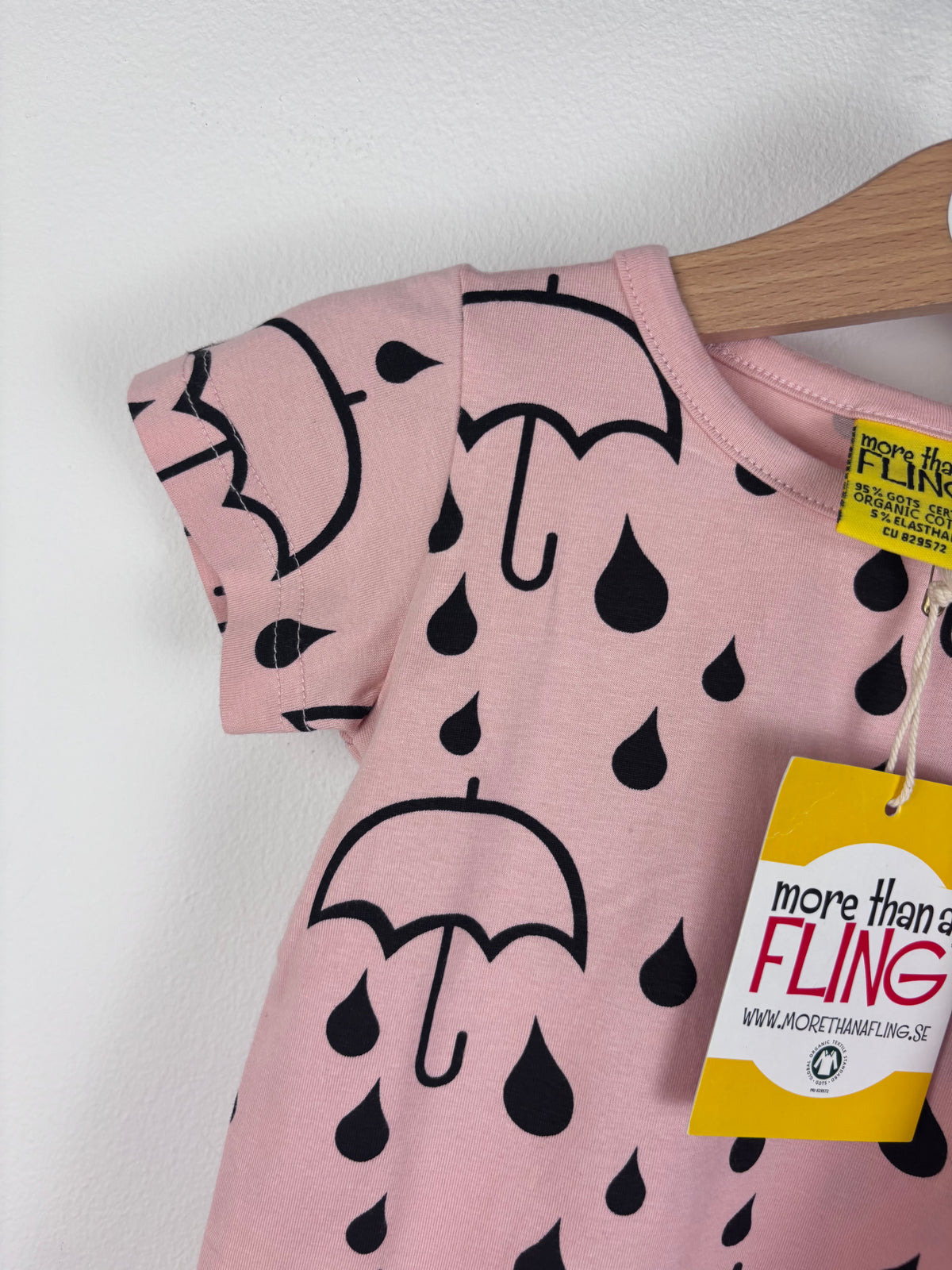 More Than A Fling Umbrella Print Top/Tunic 62/68 (3-6 Months)-Tops-Second Snuggle Preloved