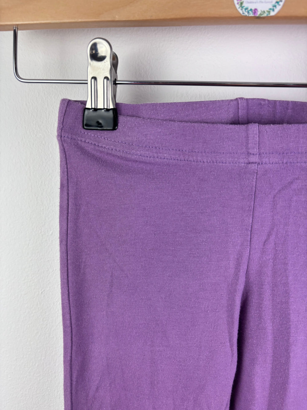 Maxomorra Purple Leggings 3-4 Years - Second Snuggle