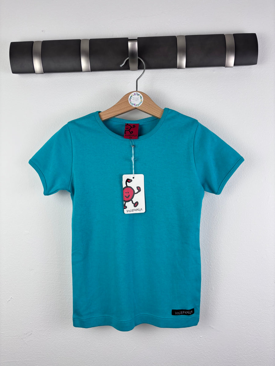 Villervalla Turquoise Short Sleeve T-Shirt 3-4 Years - Second Snuggle