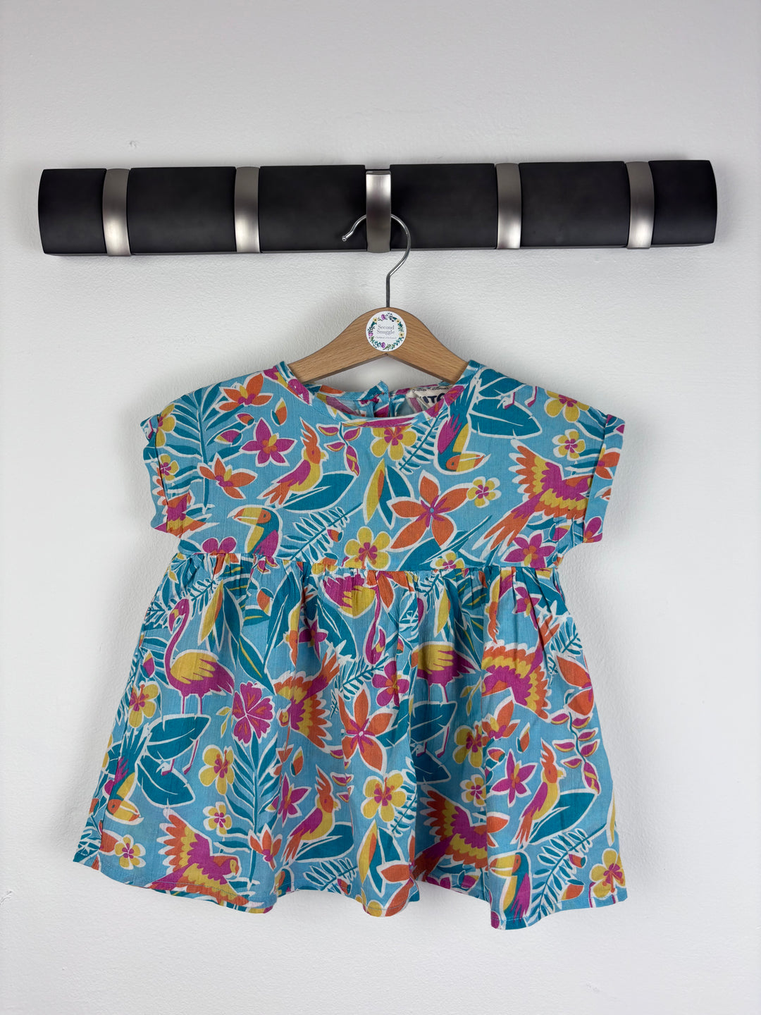 Kite Bright Floral Dress 3-6 Months-Dresses-Second Snuggle Preloved