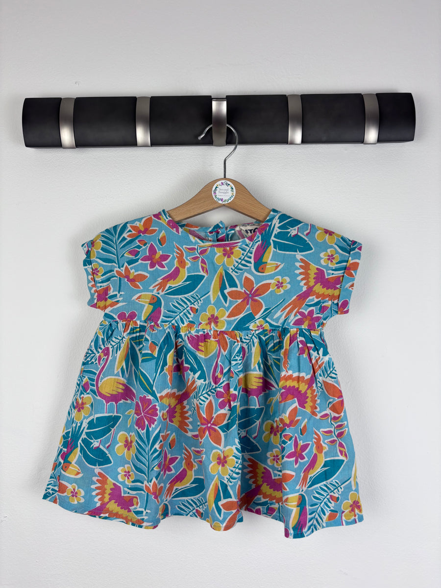 Kite Bright Floral Dress 3-6 Months-Dresses-Second Snuggle Preloved