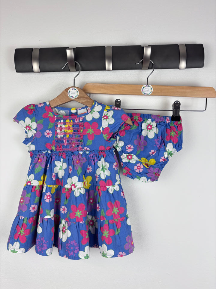 Blue Zoo Floral Dress Set 3-6 Months