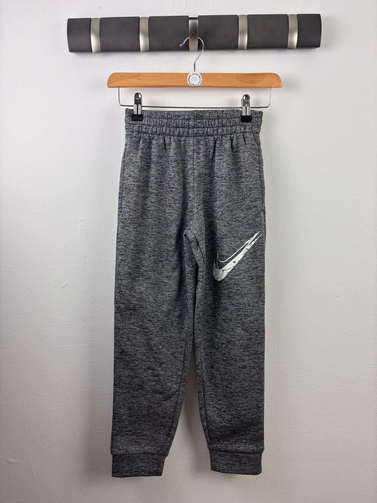 Nike Grey Swoosh Joggers 8-10 Years Small-Trousers-Second Snuggle Preloved