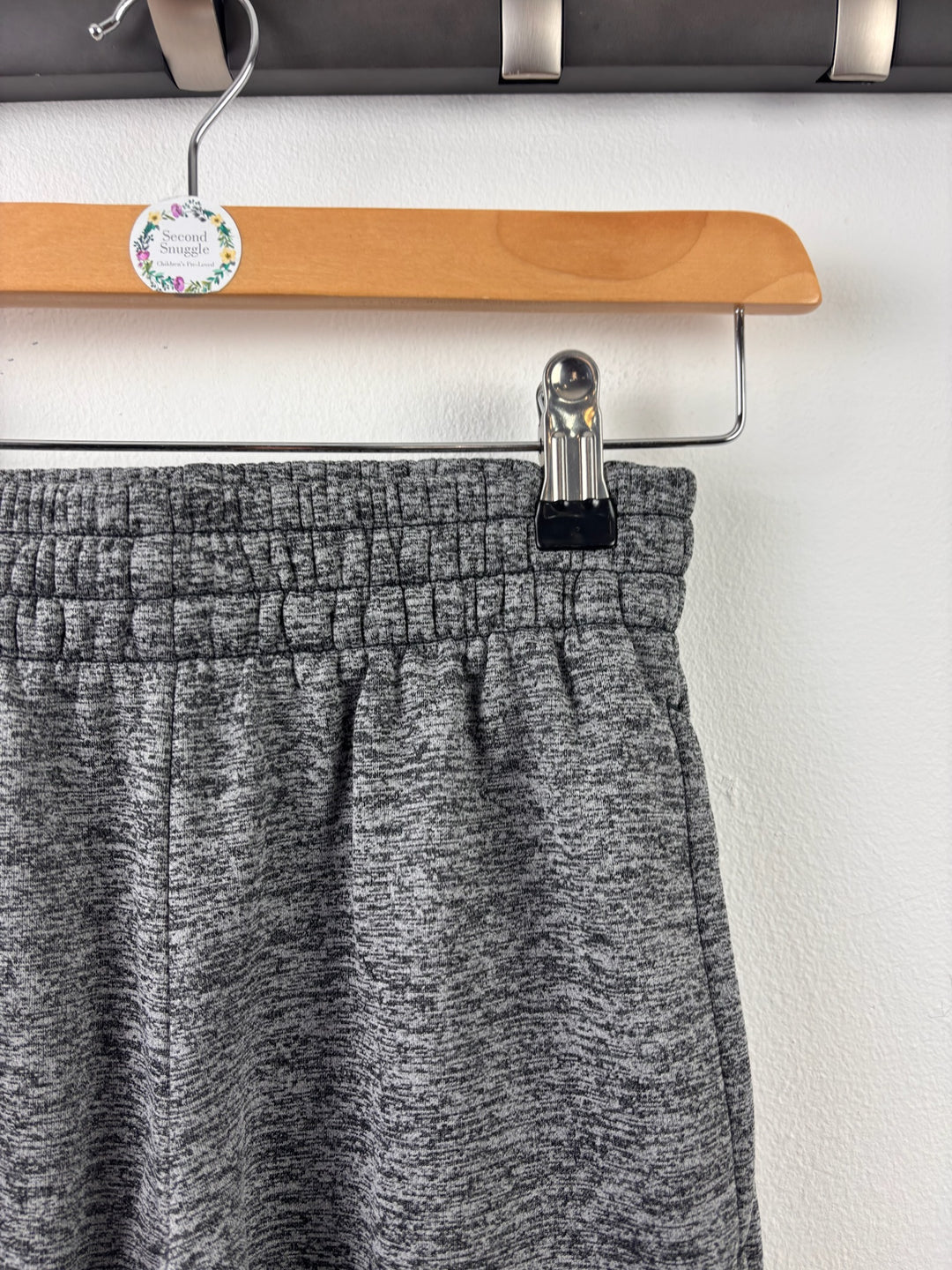 Nike Grey Swoosh Joggers 8-10 Years Small-Trousers-Second Snuggle Preloved