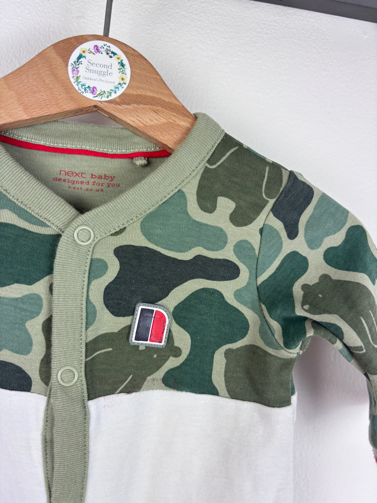 Next Camo Romper Up To 3 Months-Rompers-Second Snuggle Preloved