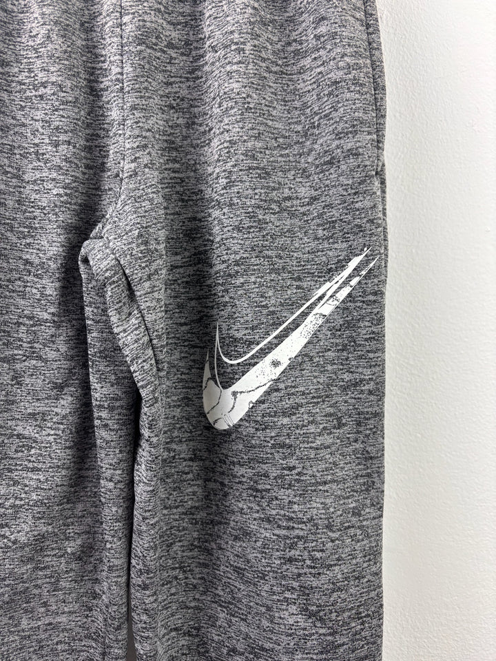 Nike Grey Swoosh Joggers 8-10 Years Small-Trousers-Second Snuggle Preloved