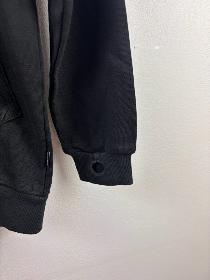 Munster Kids Khaki Black Colour Block Zip Hoodie 10 Years-Hoodies-Second Snuggle Preloved