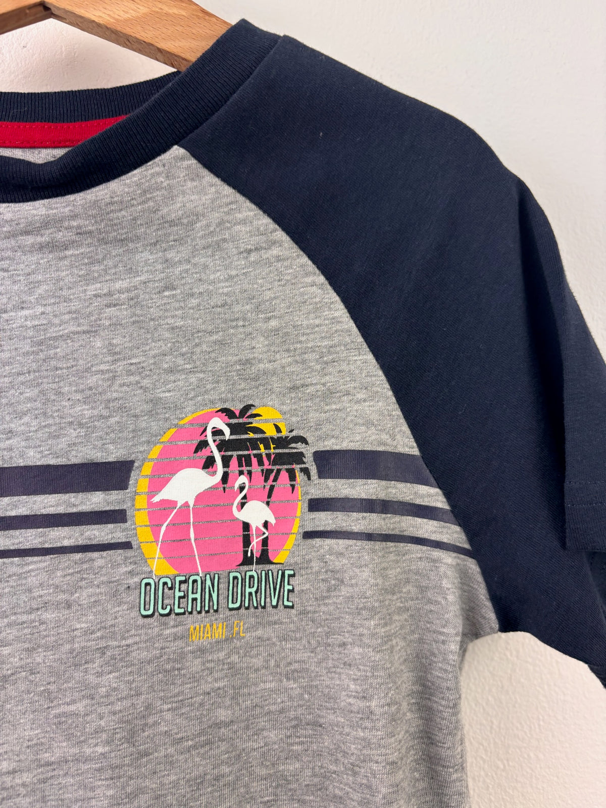 Threadboys Grey Ocean Drive T-Shirt 5-6 Years-Tops-Second Snuggle Preloved