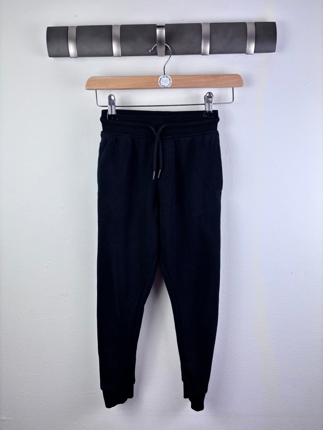 George Black Joggers Drawstring Waist 6-7 Years-Trousers-Second Snuggle Preloved