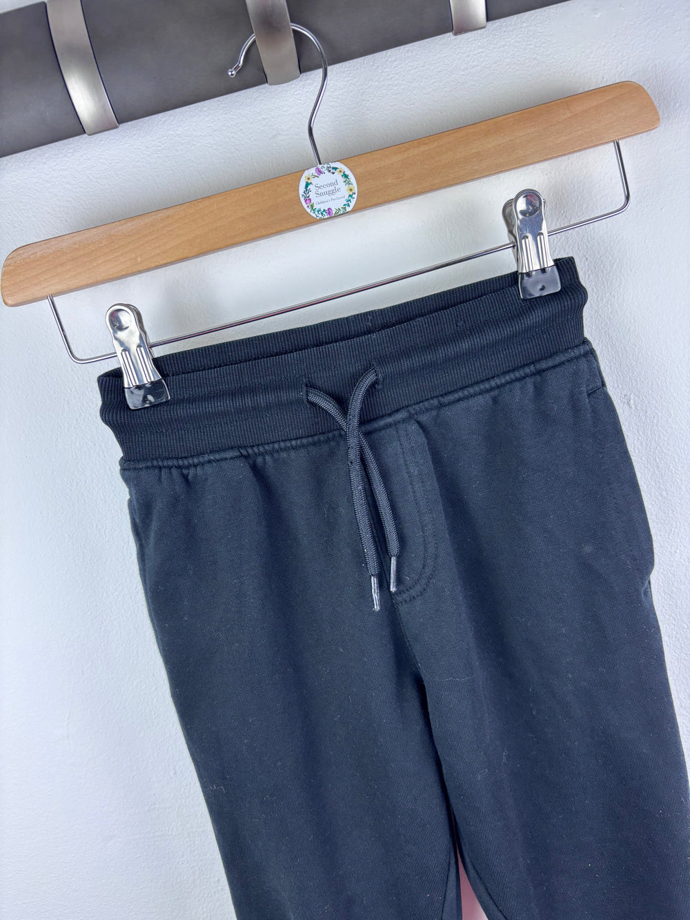 George Black Joggers Drawstring Waist 6-7 Years-Trousers-Second Snuggle Preloved