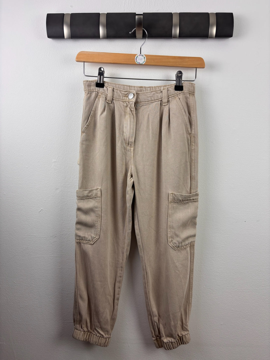 Next Beige Cargo Trousers 8 Years-Trousers-Second Snuggle Preloved