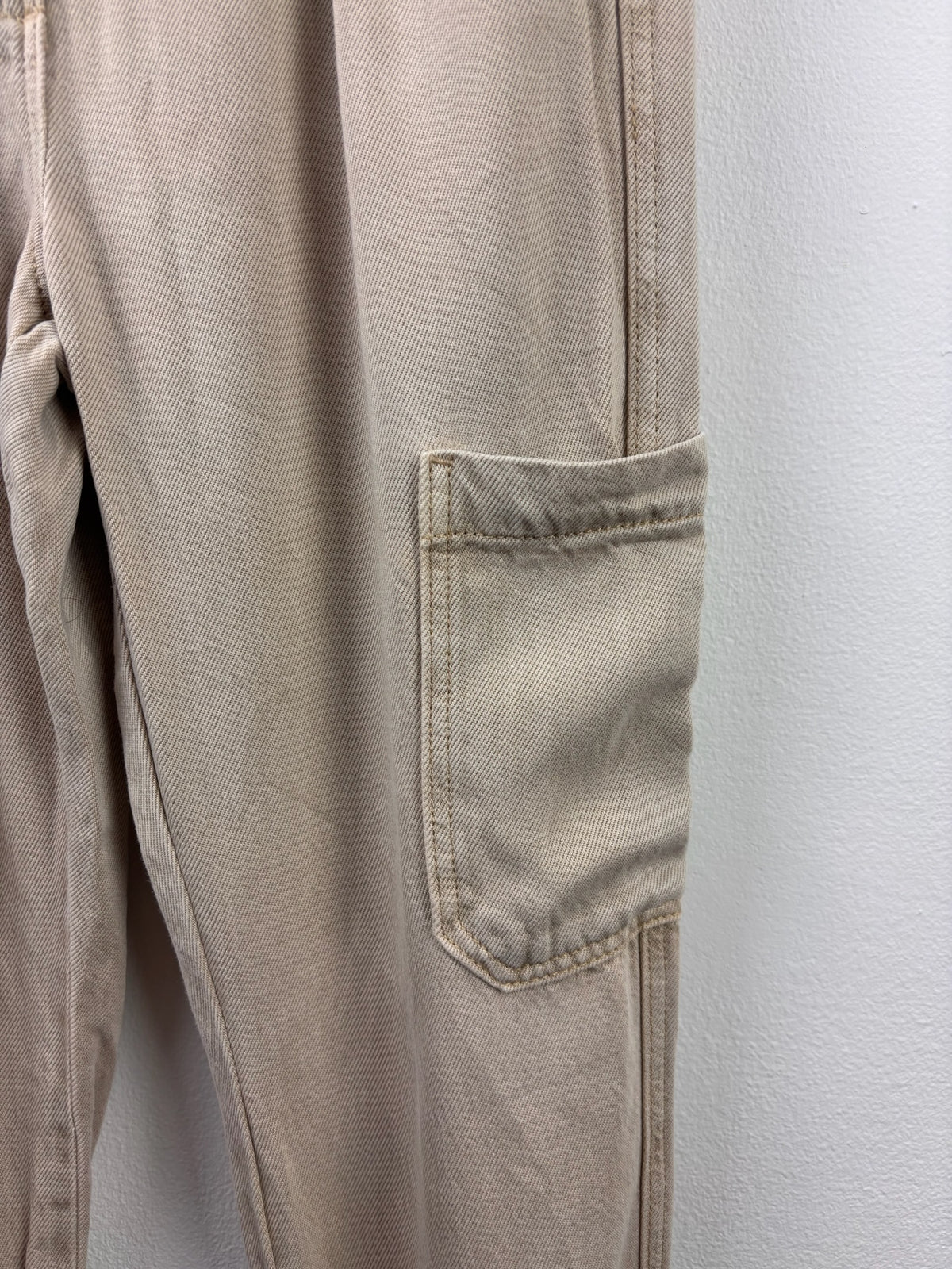Next Beige Cargo Trousers 8 Years-Trousers-Second Snuggle Preloved