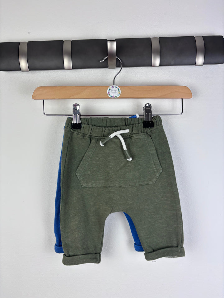 Next Joggers Green and Blue Set Up To 3 Months