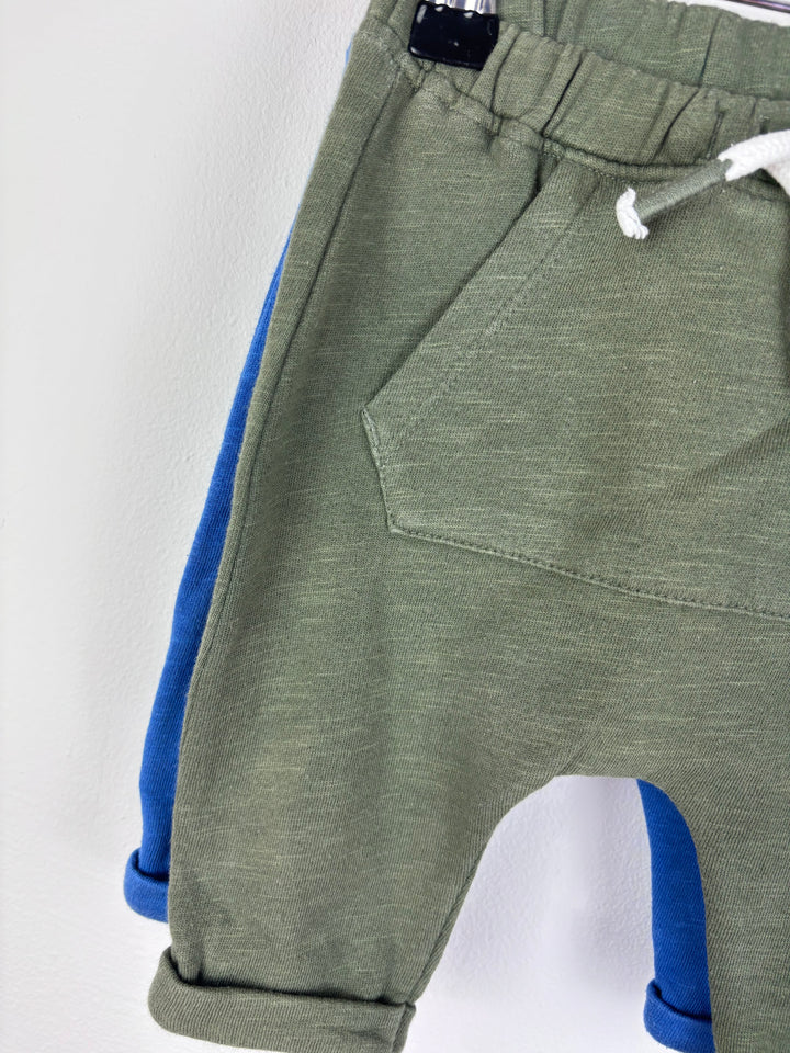 Next Joggers Green and Blue Set Up To 3 Months