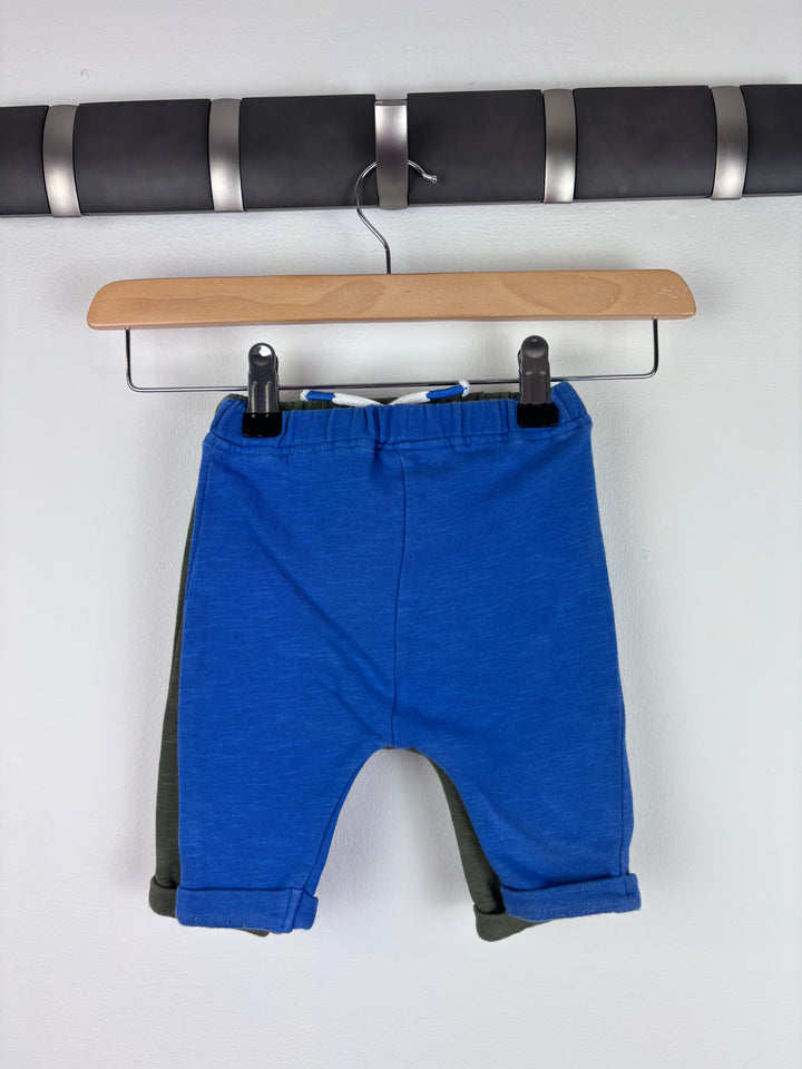 Next Joggers Green and Blue Set Up To 3 Months